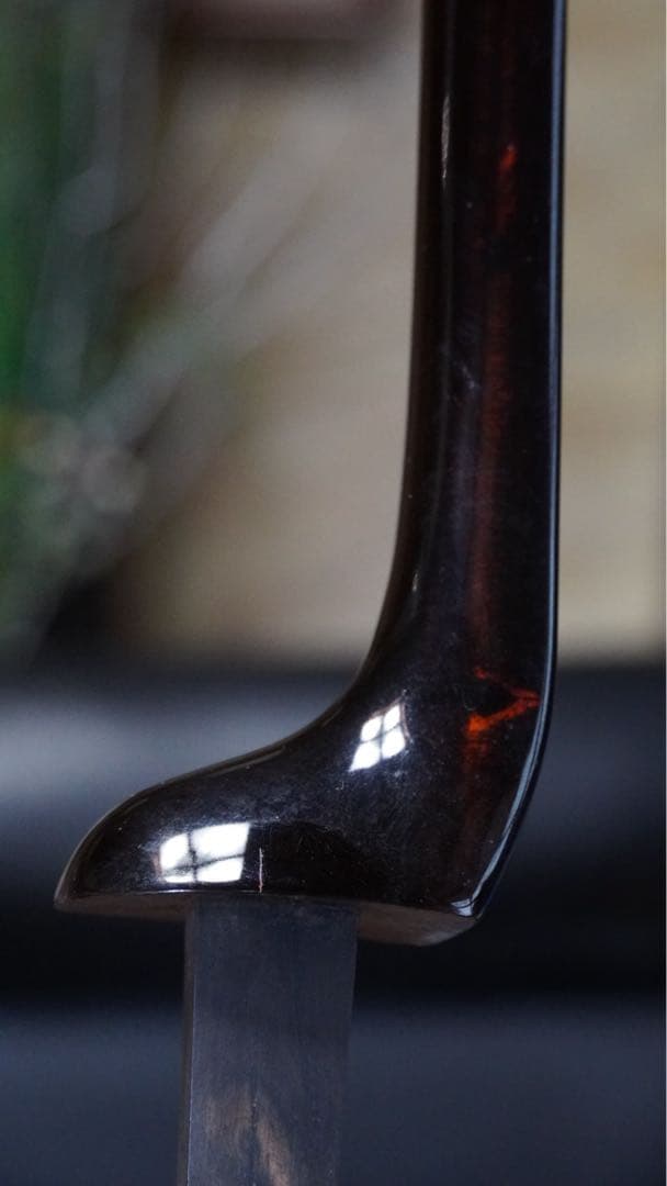 '現代の名工'又吉章盛作 100丁展出展品三線棹 ウジラミ黒木小與那平型 貴重作