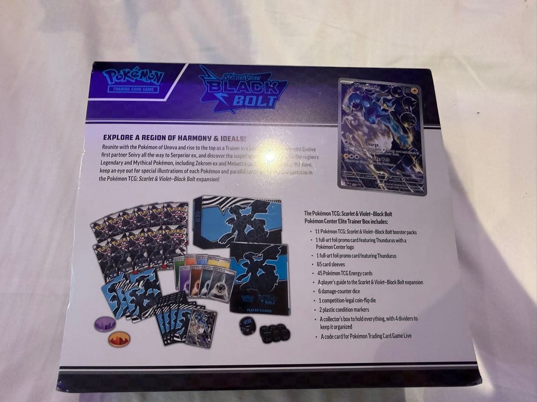 海外ポケモンセンター限定 エリートトレーナーボックス ブラックボルト ゼクロム