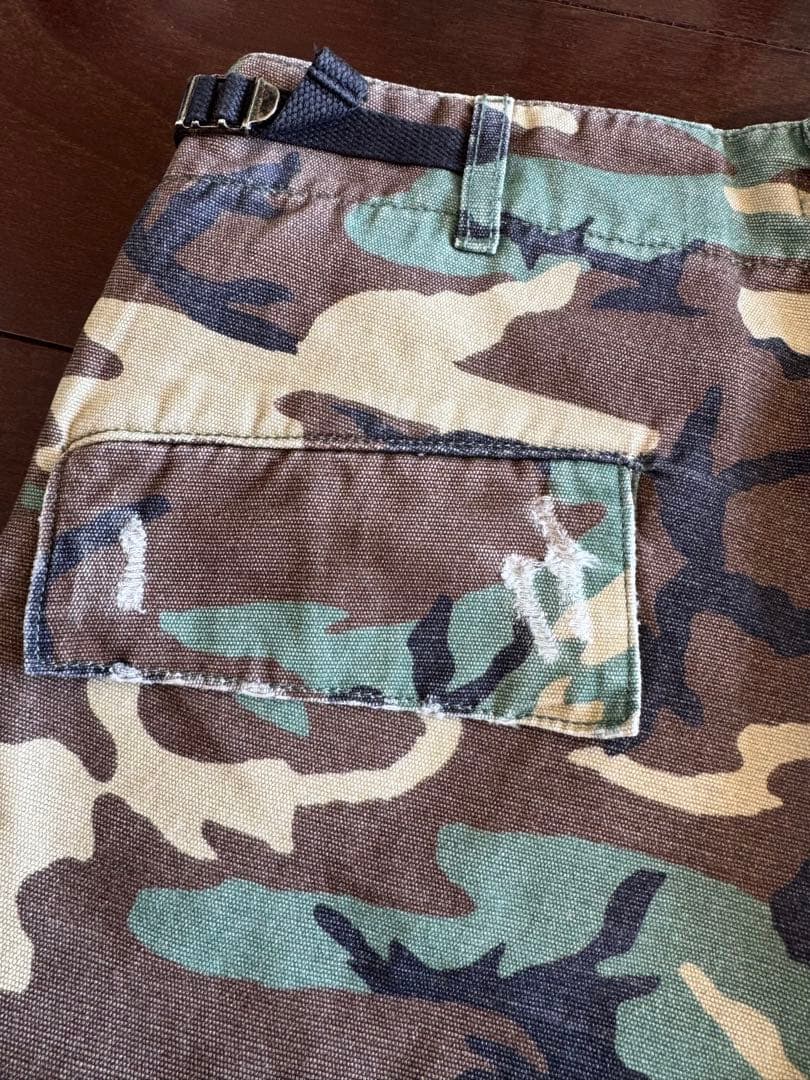個人装備 ERL camo cargo pants S