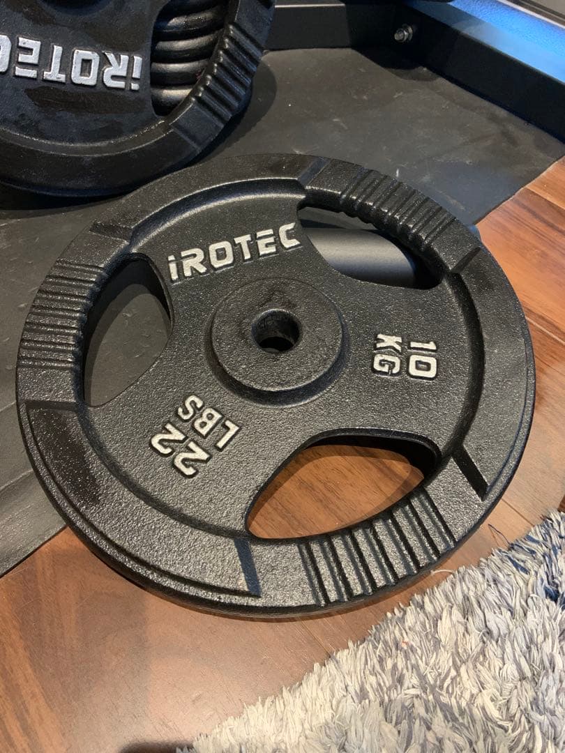 iROTEC ダンベルプレート 10kg 4枚セット