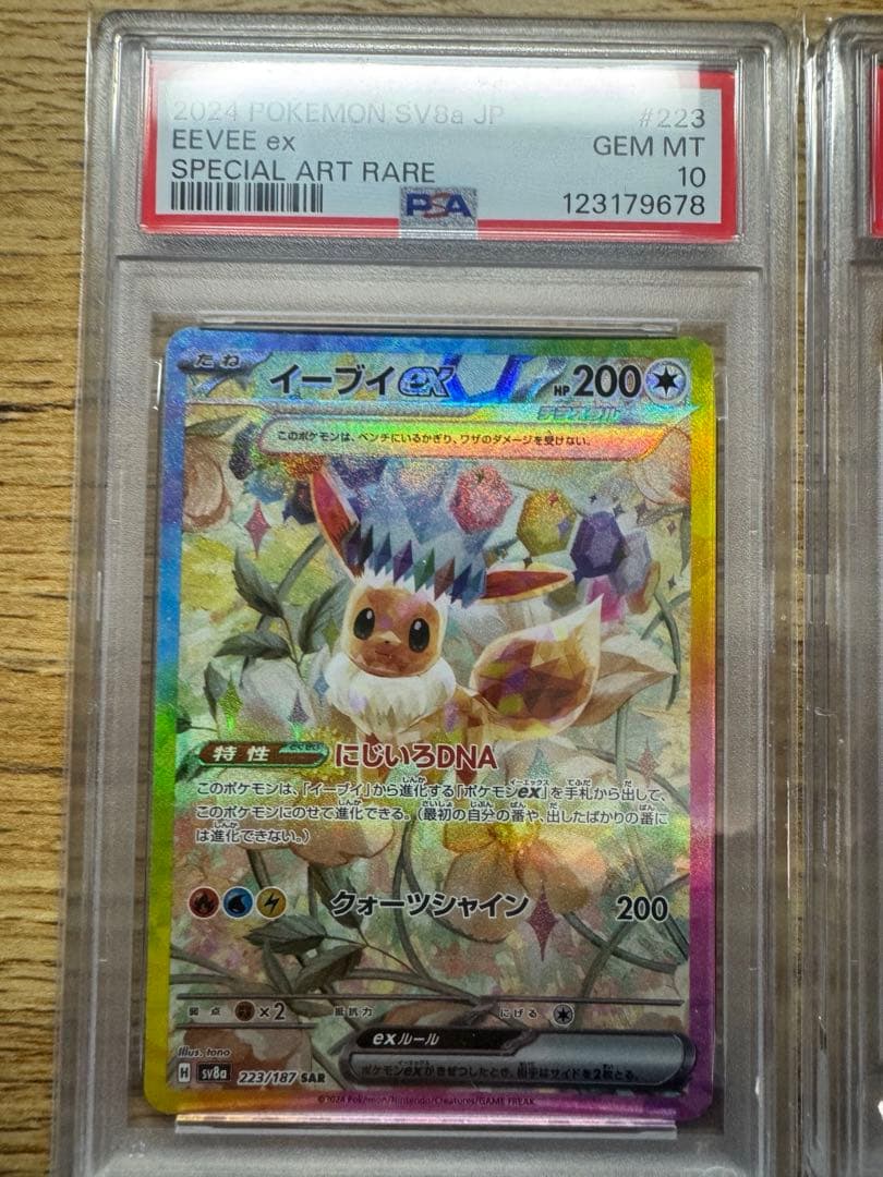 【PSA10 連番】ブイズ ex SAR テラスタルフェス 10枚 10連番