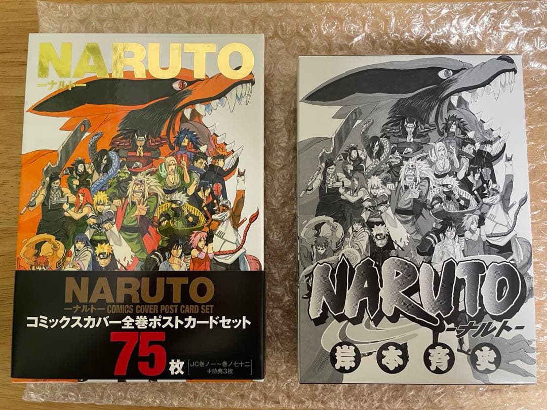 NARUTO展　限定　コミックスカバー全巻ポストカードセット