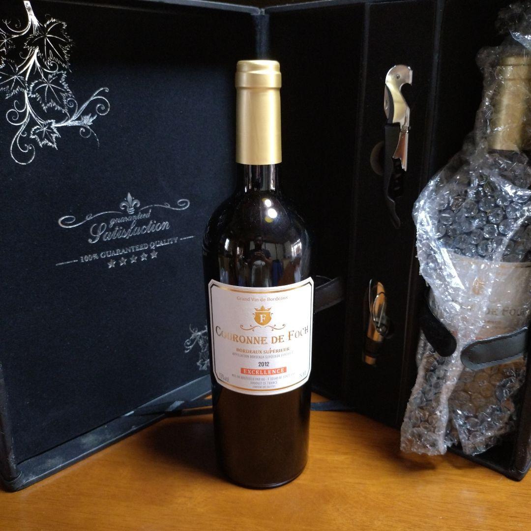 [ビンテージ]ボルドークーロンヌドフォッシュ2012 専用箱750mm2本入り