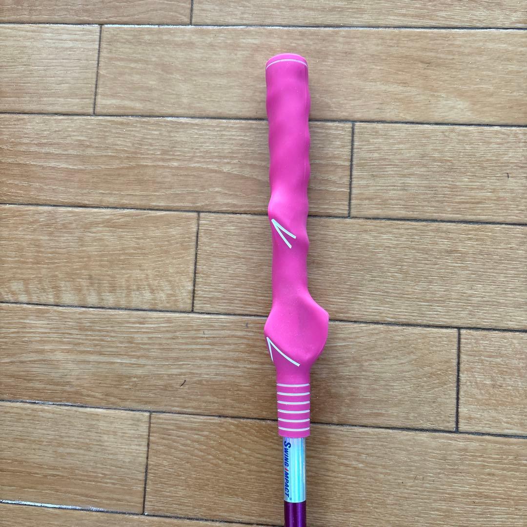ゴルフスイングトレーナー　ピンク