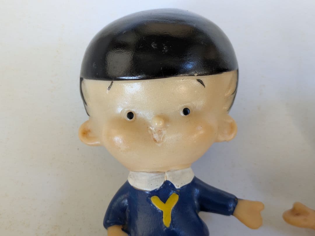 は*ら様 昭和30年代　初代ヤン坊マー坊天気予報キャラクター人形　ビニール製