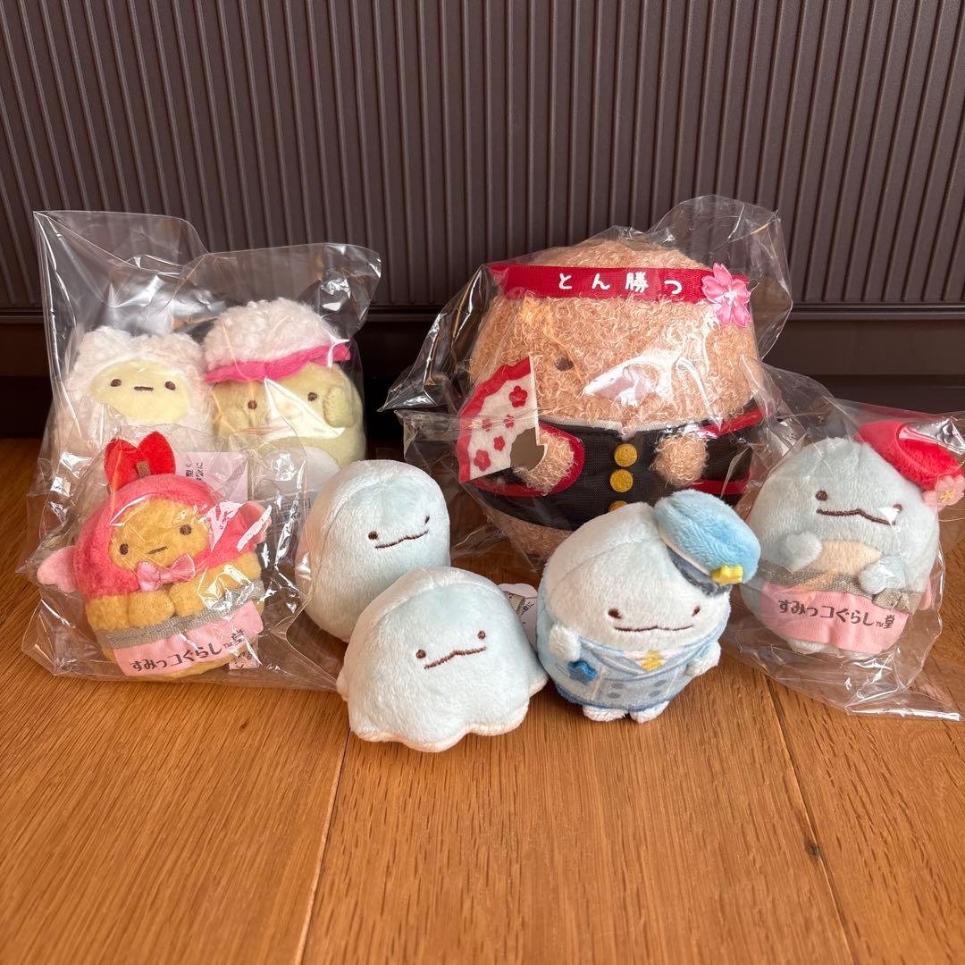 すみっコぐらし てのりぬいぐるみ まとめ売り 太宰府 善光寺 東京駅 進化