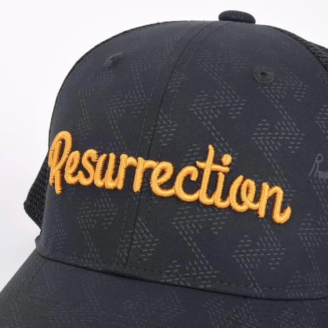 レザレクション GMエンボスメッシュキャップ / ブラックBE12CAP03