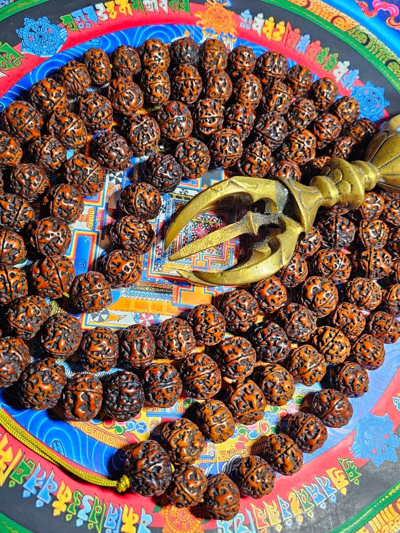 超希少‼️オールドルドラクシャ 109個‼️ ネックレス