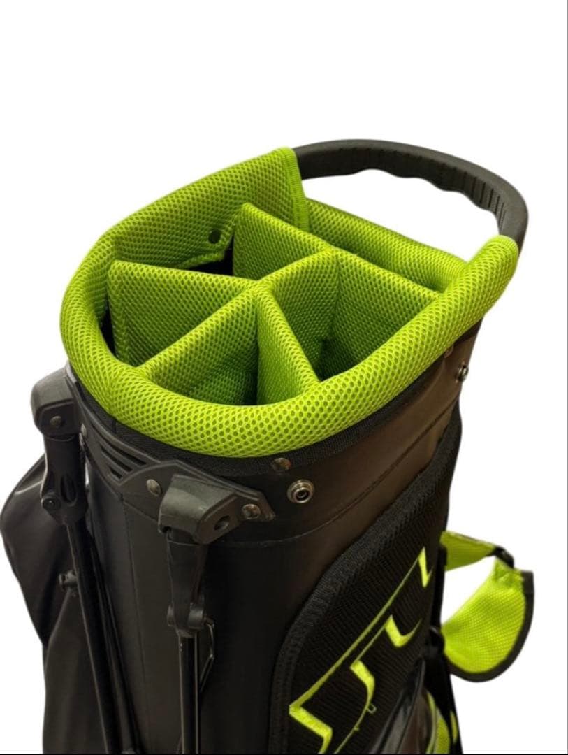 J.LINDEBERG ブラック/グリーン キャディバッグ