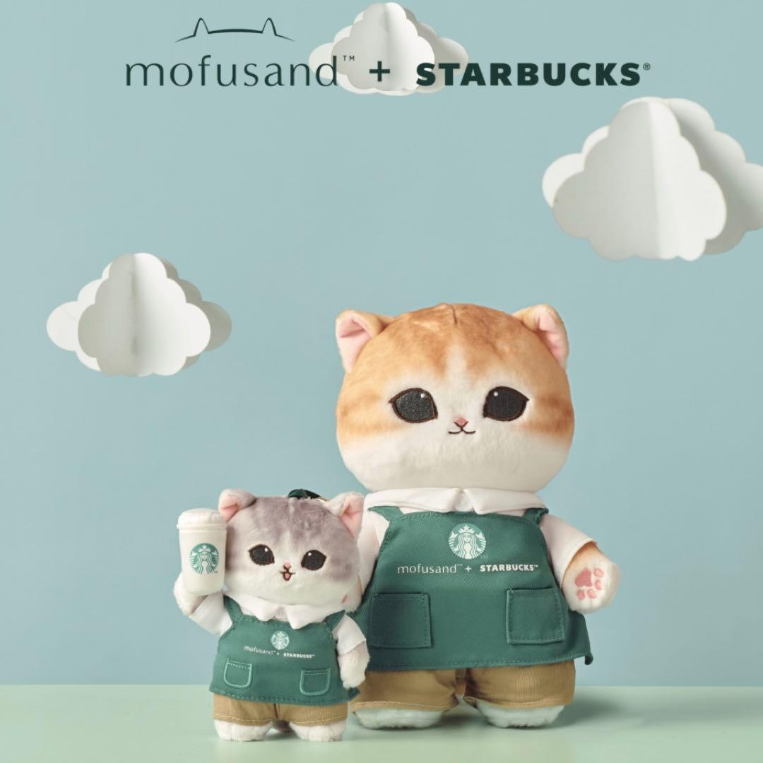 海外Starbucks♡Mofusand ぬいぐるみ モフサンド スタバ