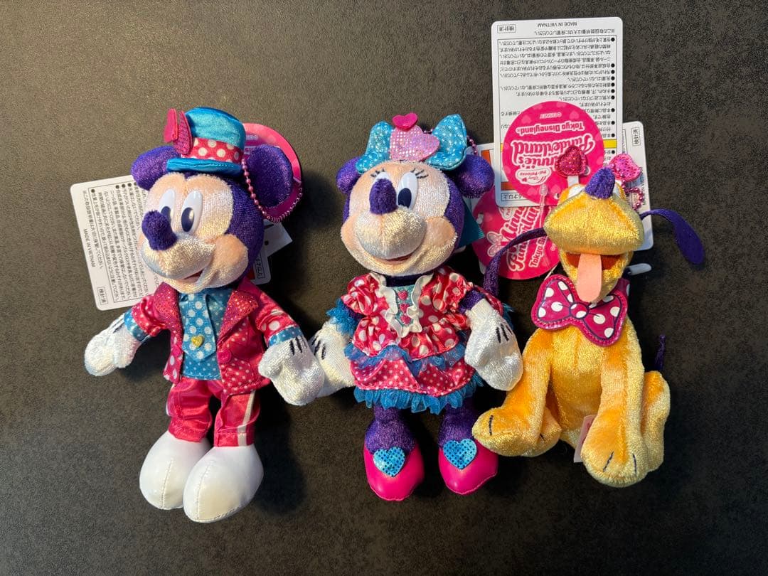 ミニパル　ぬいば　3点　ミッキーミニープルート