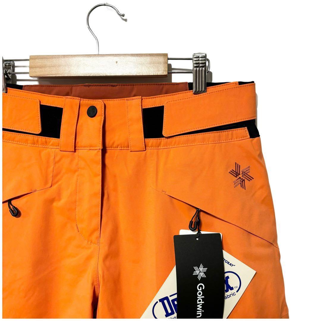 ゴールドウィン ウィメンズ ツートンカラー パンツ スカーレット オレンジ M