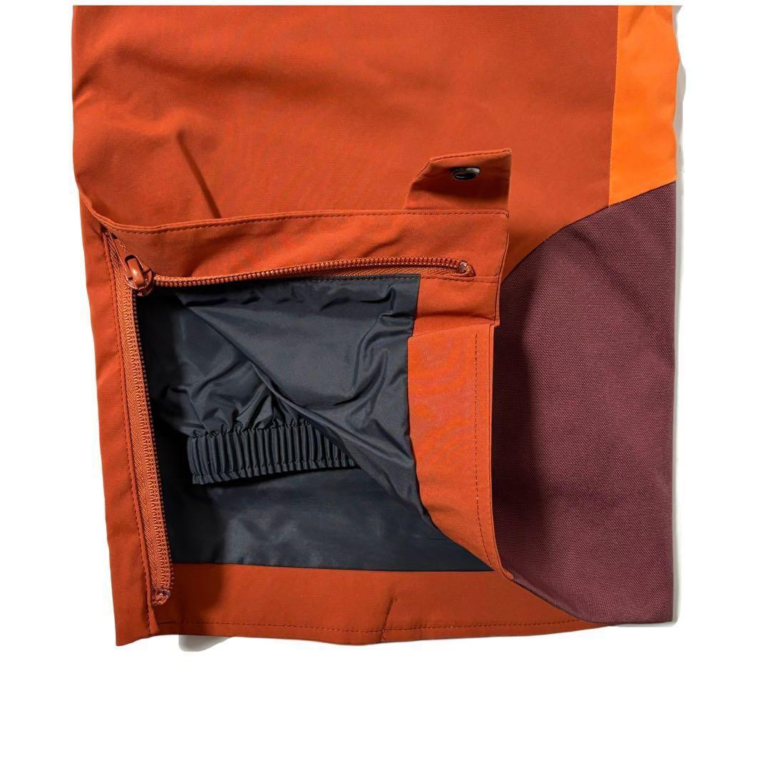 ゴールドウィン ウィメンズ ツートンカラー パンツ スカーレット オレンジ M