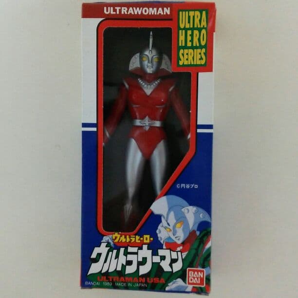 「ウルトラマンＵＳＡ」ソフビ人形・ウルトラウーマン（新品・１９８９年）
