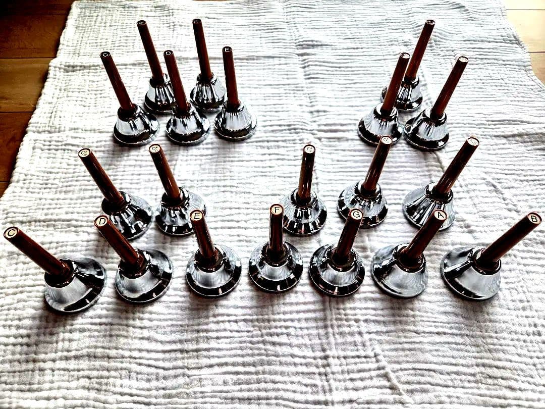 ハンドベル 20個セット 音階付き