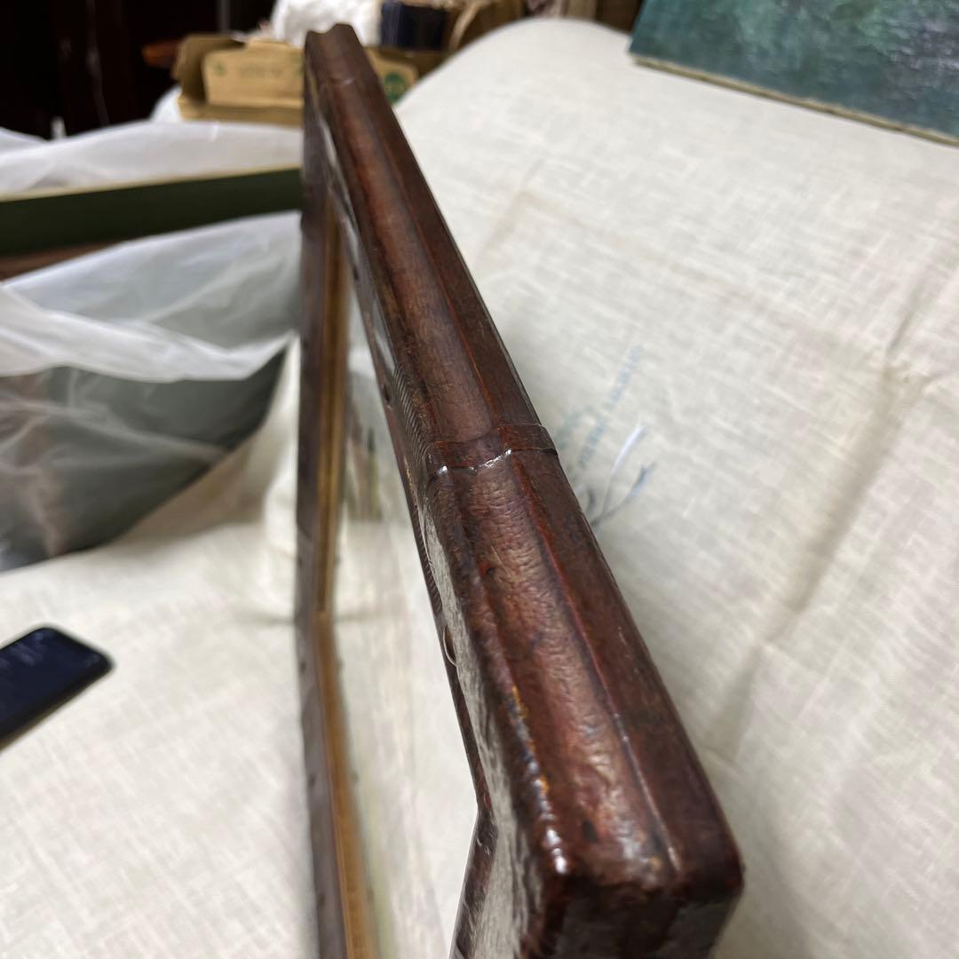 油彩  油絵  風景画  額縁付き  サイン有り  作者不詳  Ｆ6サイズ