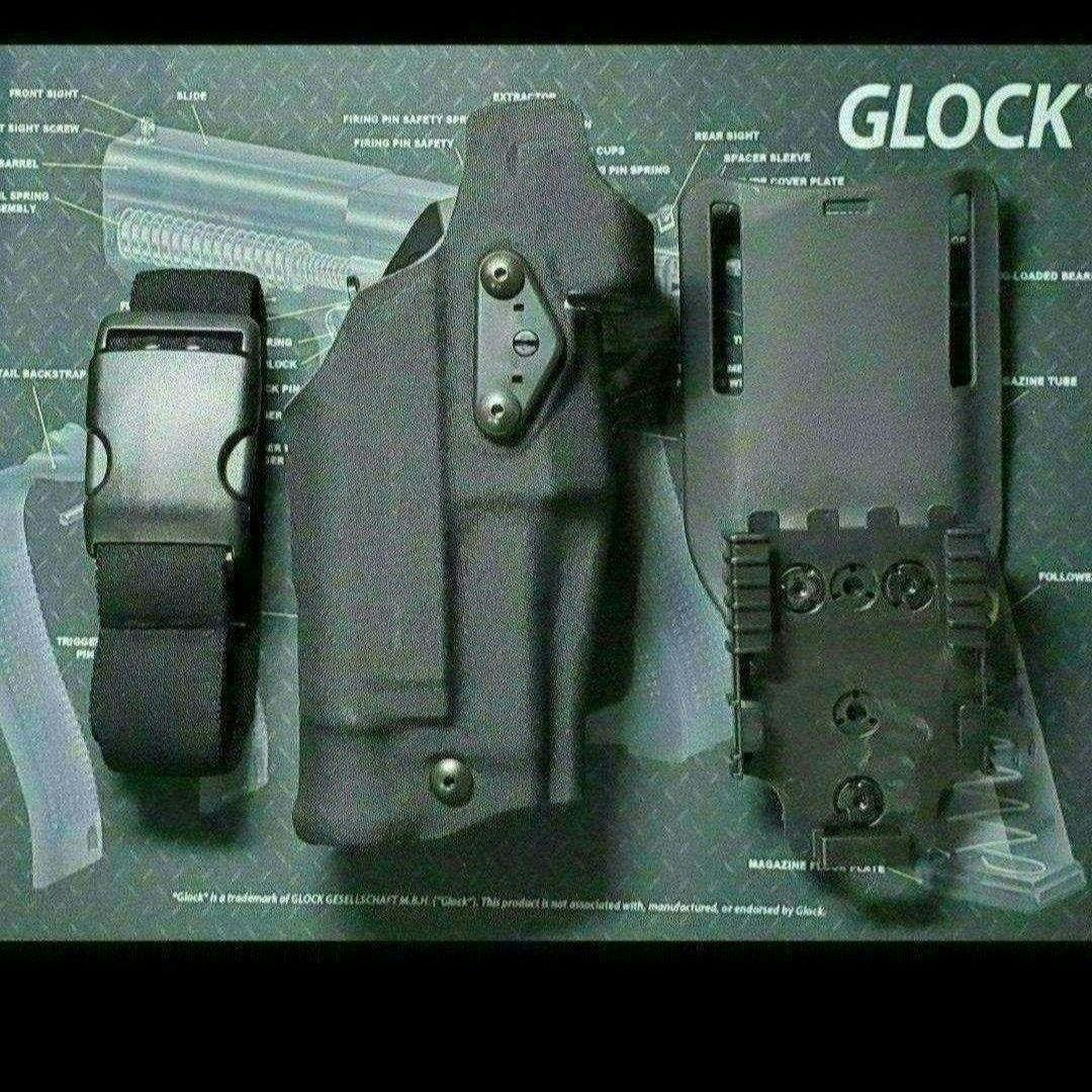 サファリランド　レプリカ　ホルスター　マットブラック　右用