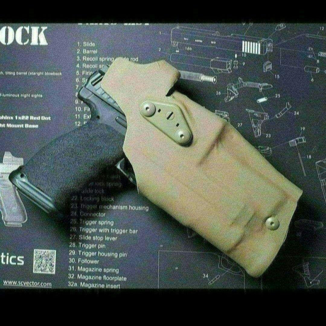 サファリランド　レプリカ　ホルスター　マットブラック　右用