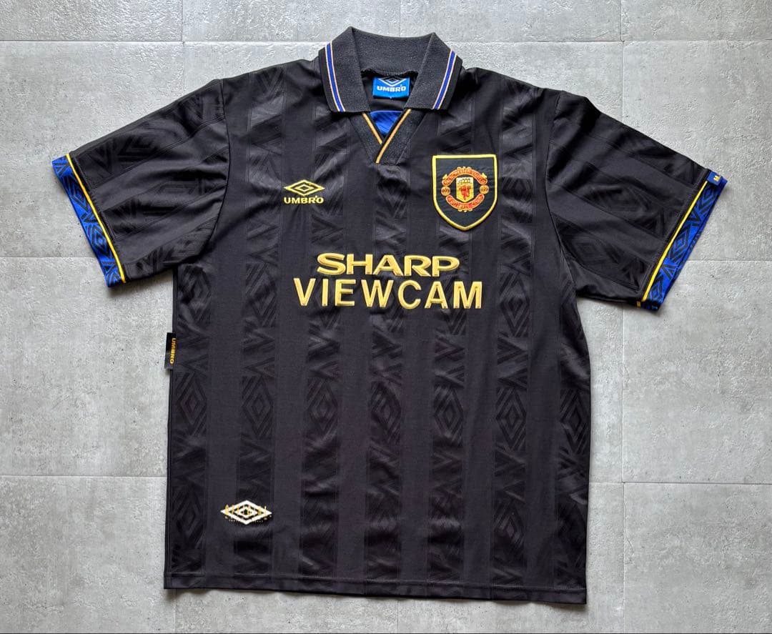 レア　93-95 マンチェスターユナイテッド　アンブロ　アウェイユニフォーム