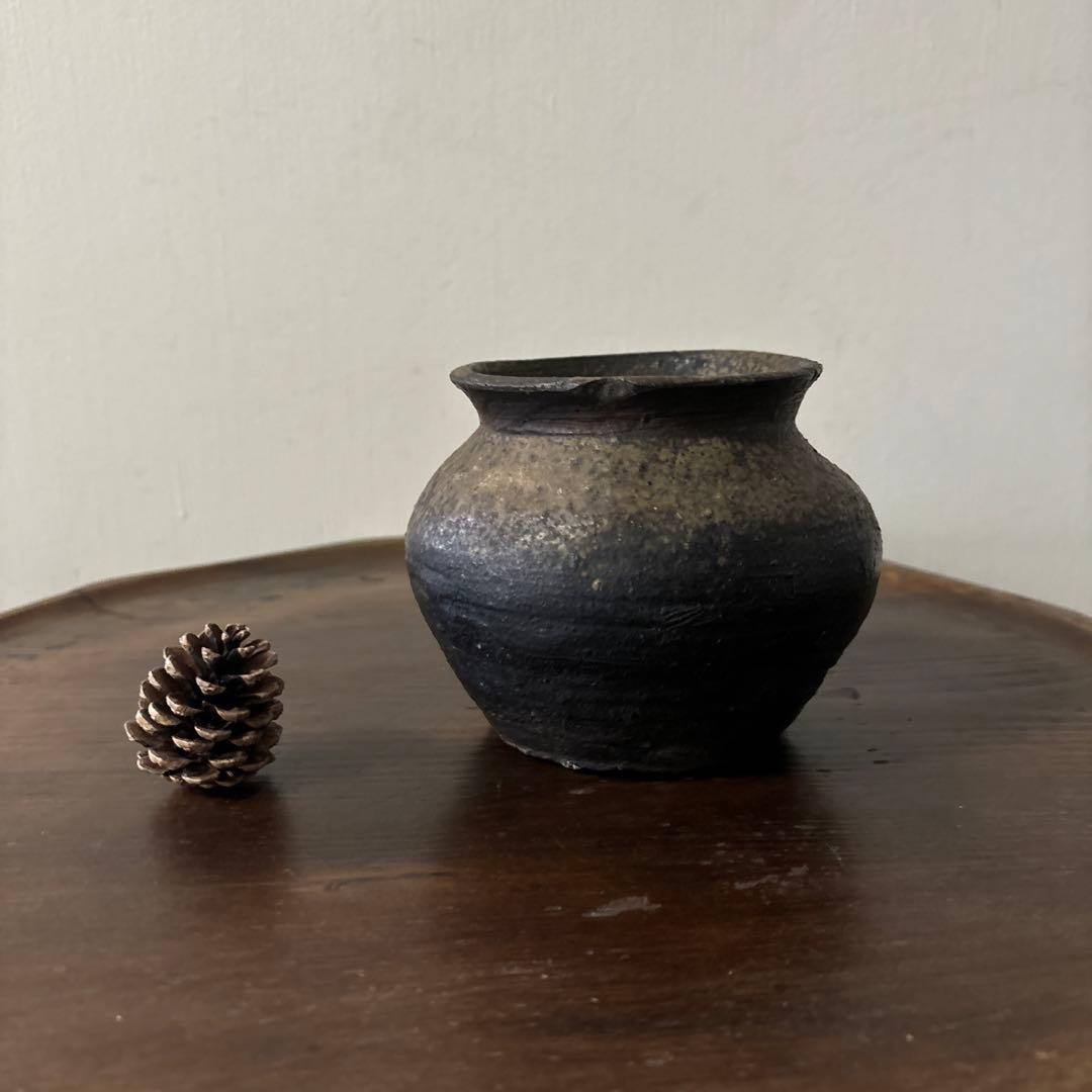 古備前小壺　鎌倉〜室町時代　骨董　花器アンティーク　検:秦秀雄　白洲正子 李朝