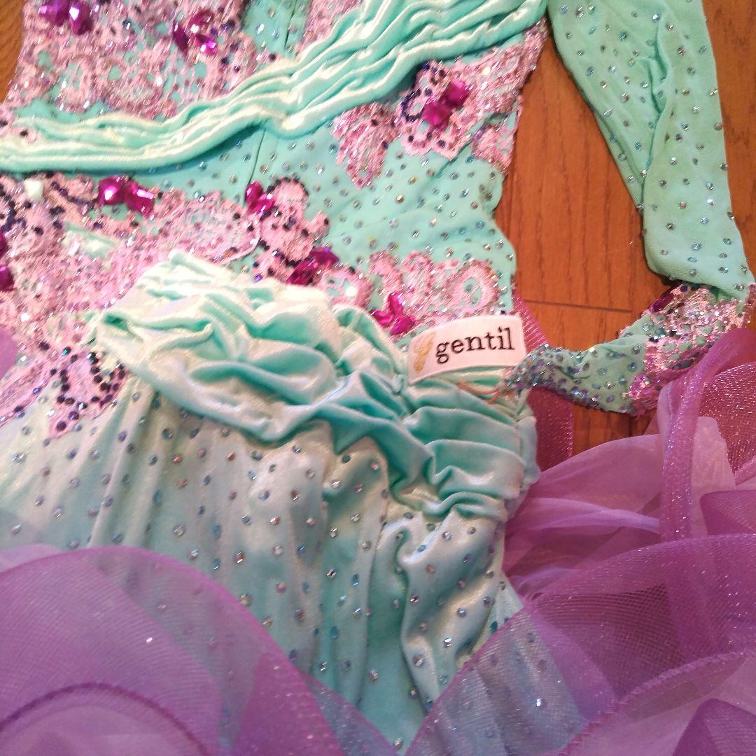 gentil 社交ダンスドレス 水色 紫