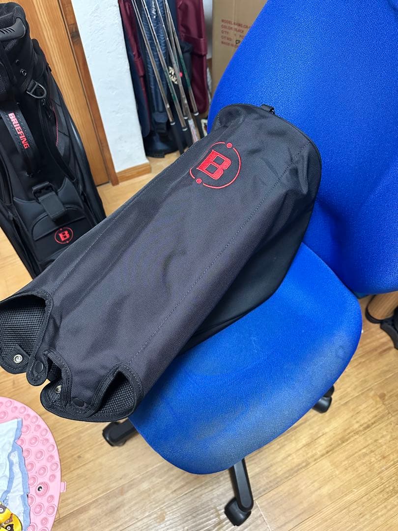 BRIEFING CR-10 キャディバッグ ブラック/レッド