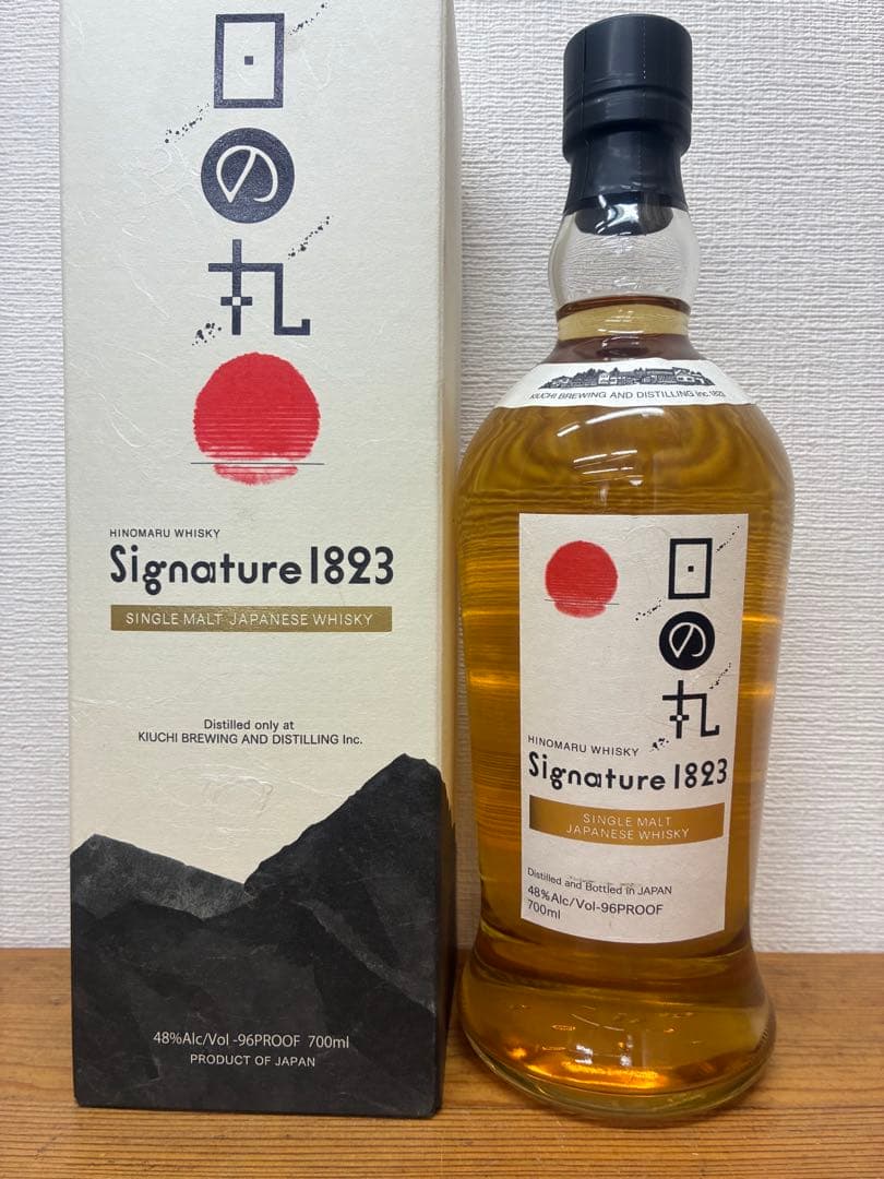 木内酒造　日の丸ウイスキーsignature1823 700ml