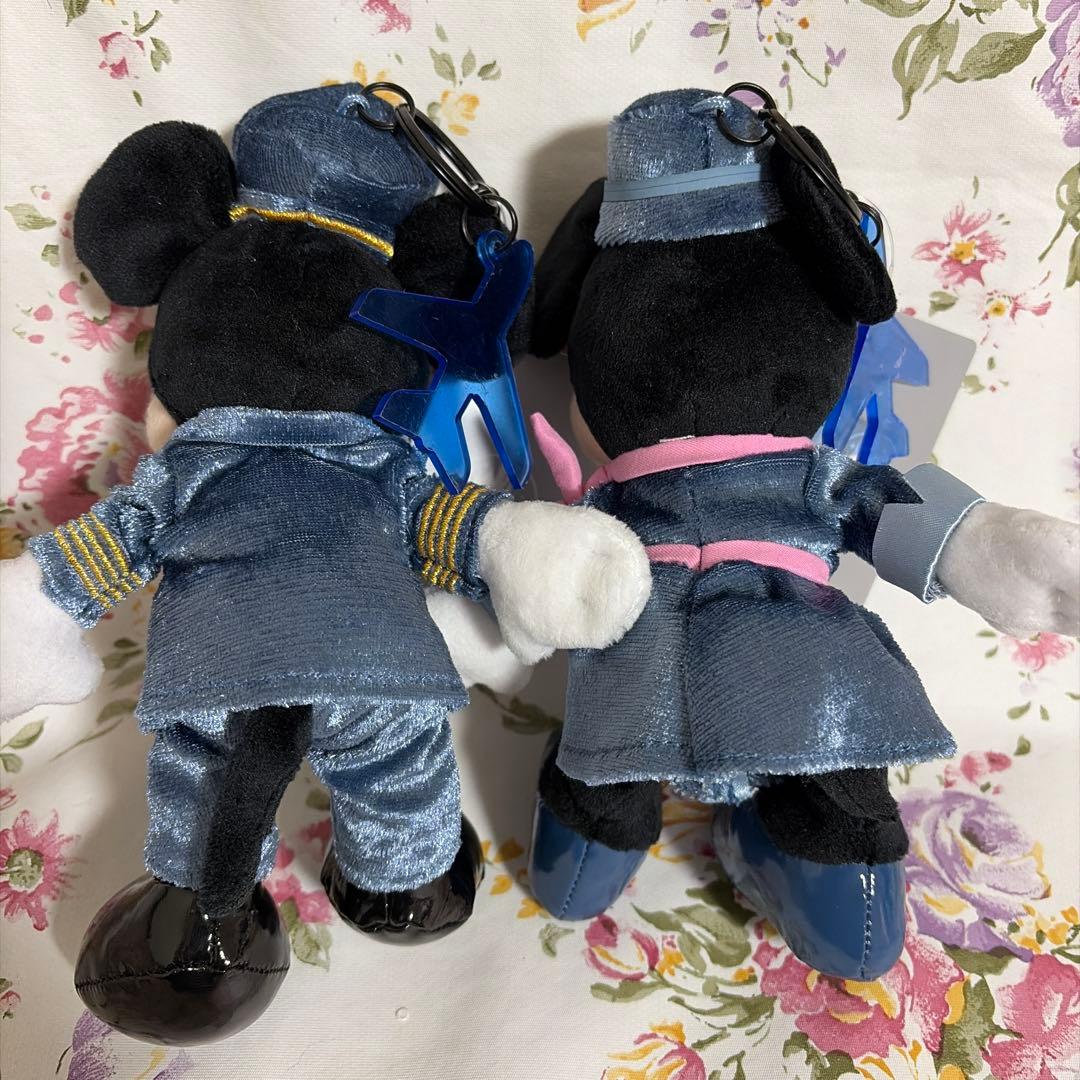 羽田空港限定　ミッキーミニーぬいぐるみキーチェーン　トートバック　キーホルダー