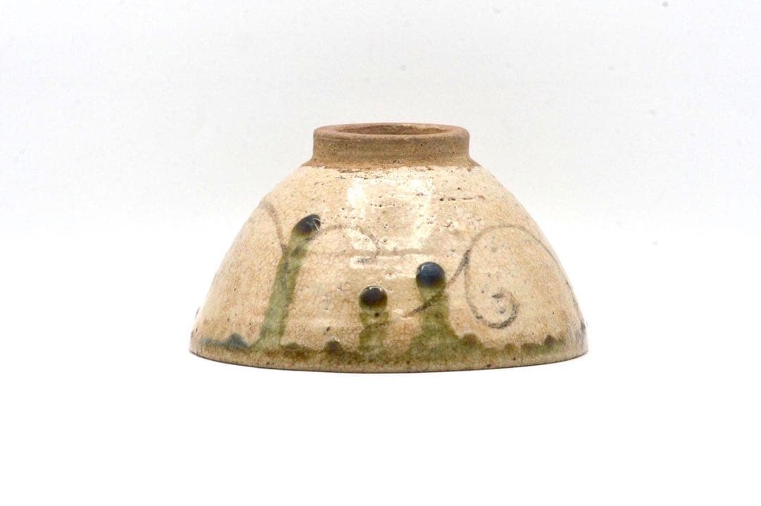 弥七田織部　茶碗　江戸時代　検索　魯山人　志野　唐津　茶入　抹茶