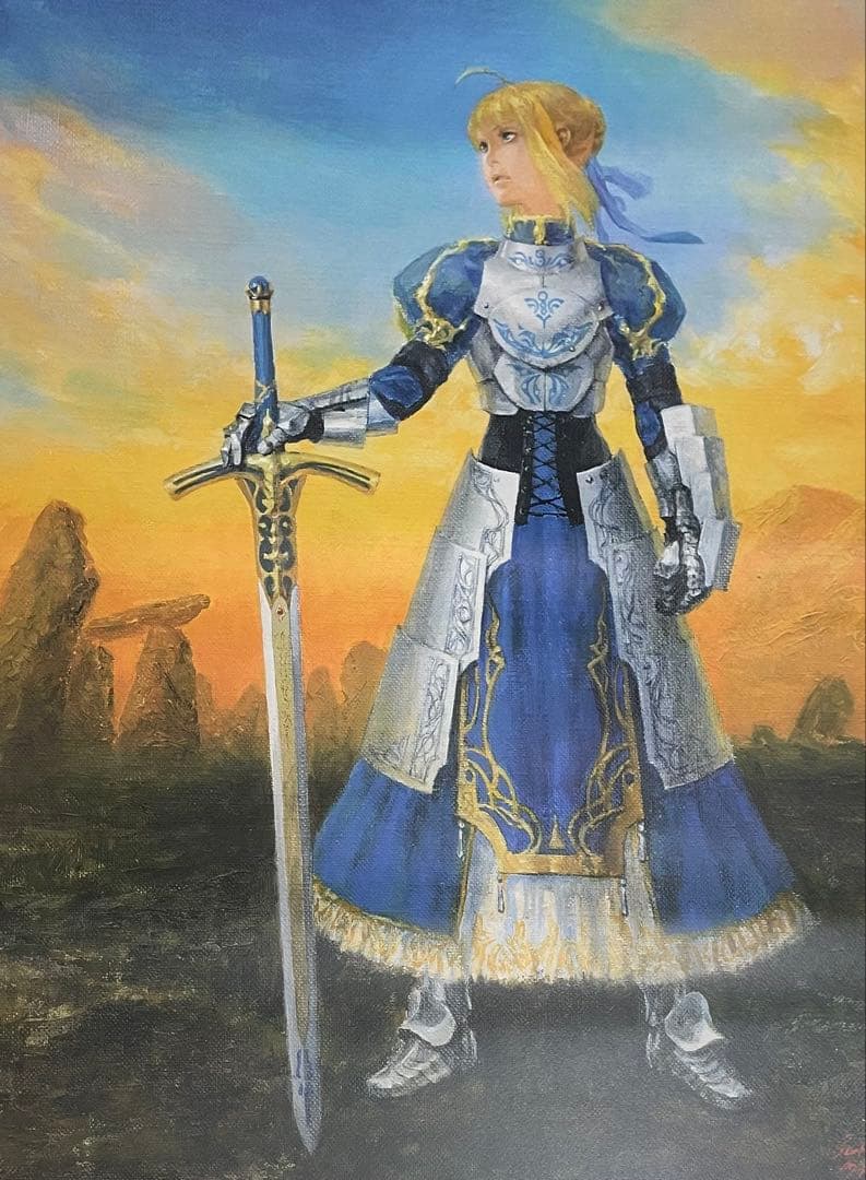 Fate セイバー　デカいポスターＢ1 (728×1030mm)