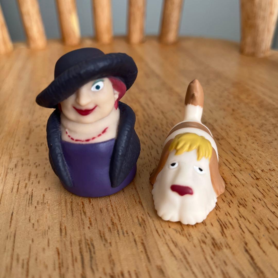 ジブリ　ハウルの動く城　指人形　荒地の魔女　ヒン