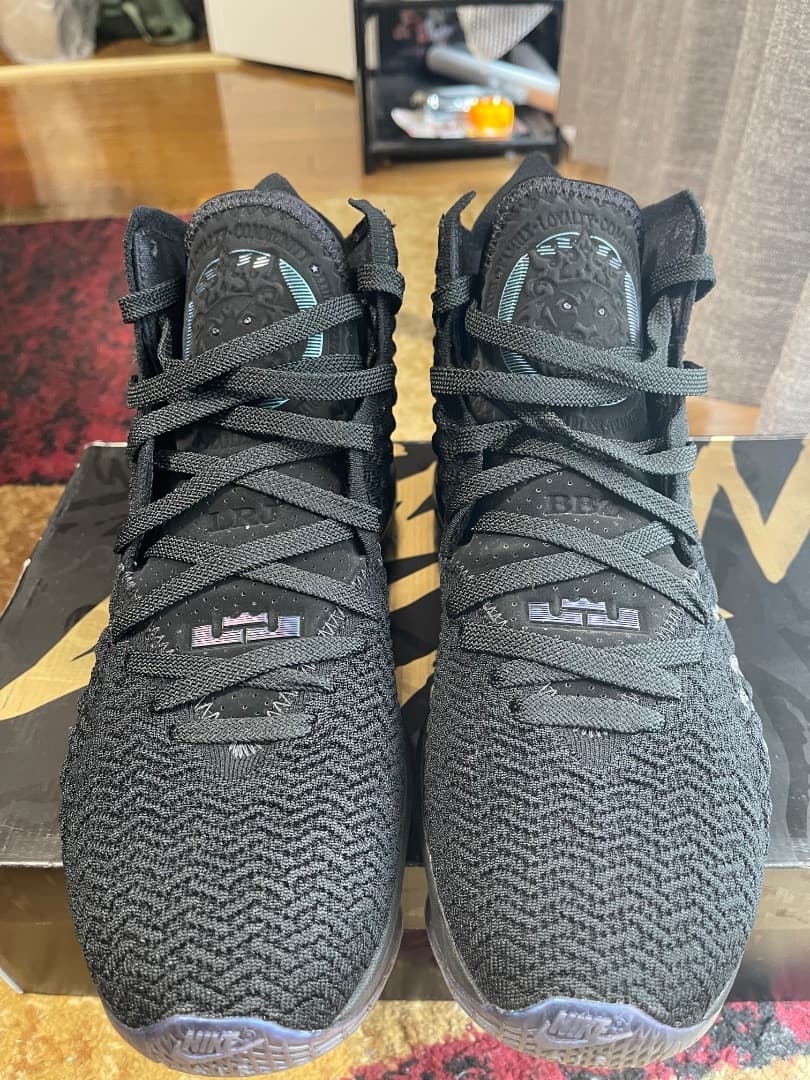 シューズ(男性用) Lebron XVII Black Noir