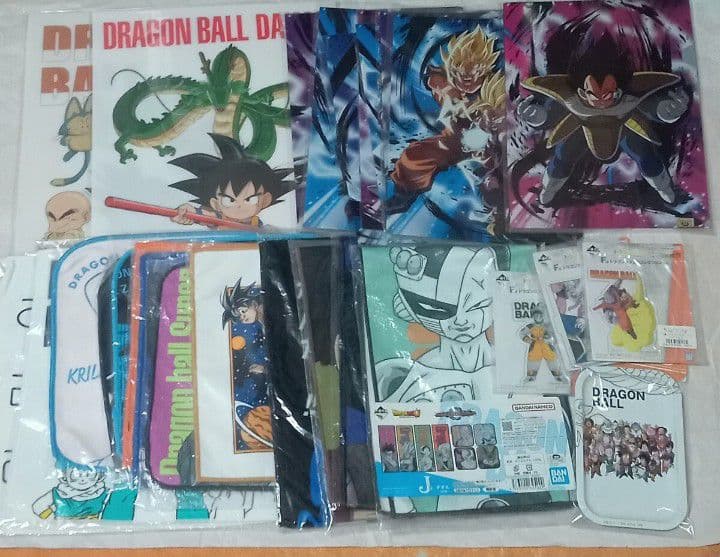 【未使用】ドラゴンボール 一番くじ まとめ売り クリアファイル タオル 他