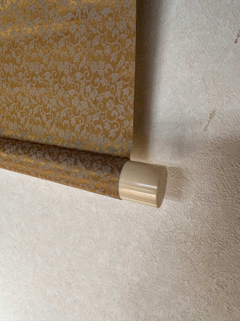 中国美術　寒山拾得　対幅　拓本？　寒山寺　掛け軸