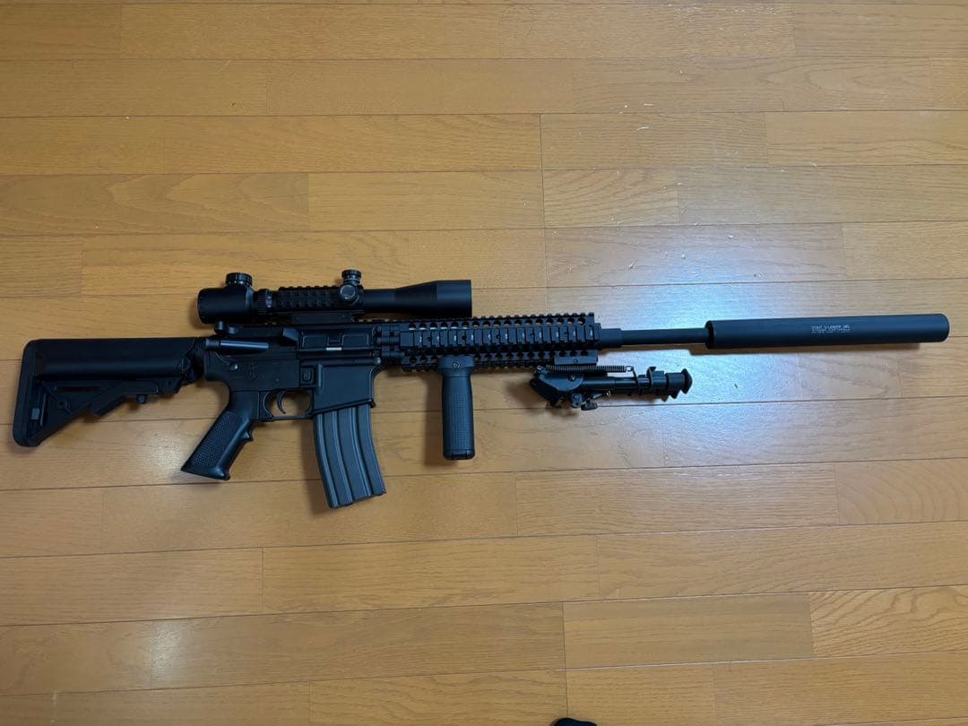 東京マルイ　次世代電動ガン レシーライフル　オプション多数　バッテリーおまけ