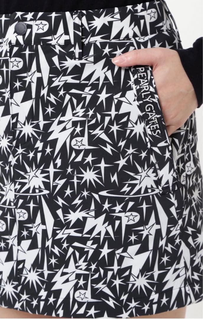 PEARLY GATES ゴルフスカート 中綿　星柄 サイズ0 極美品