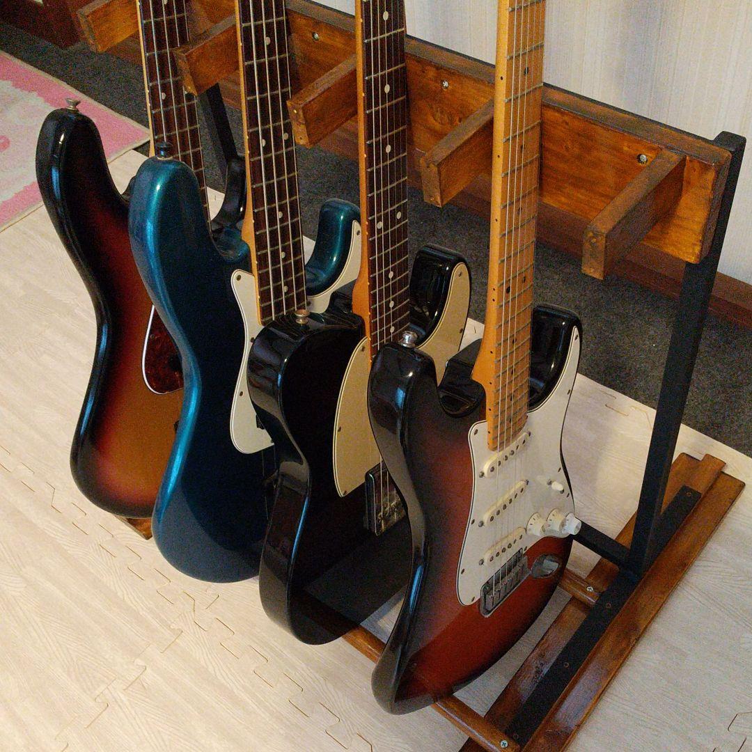 ギタースタンド アイアン製 ハンドメイド ４本