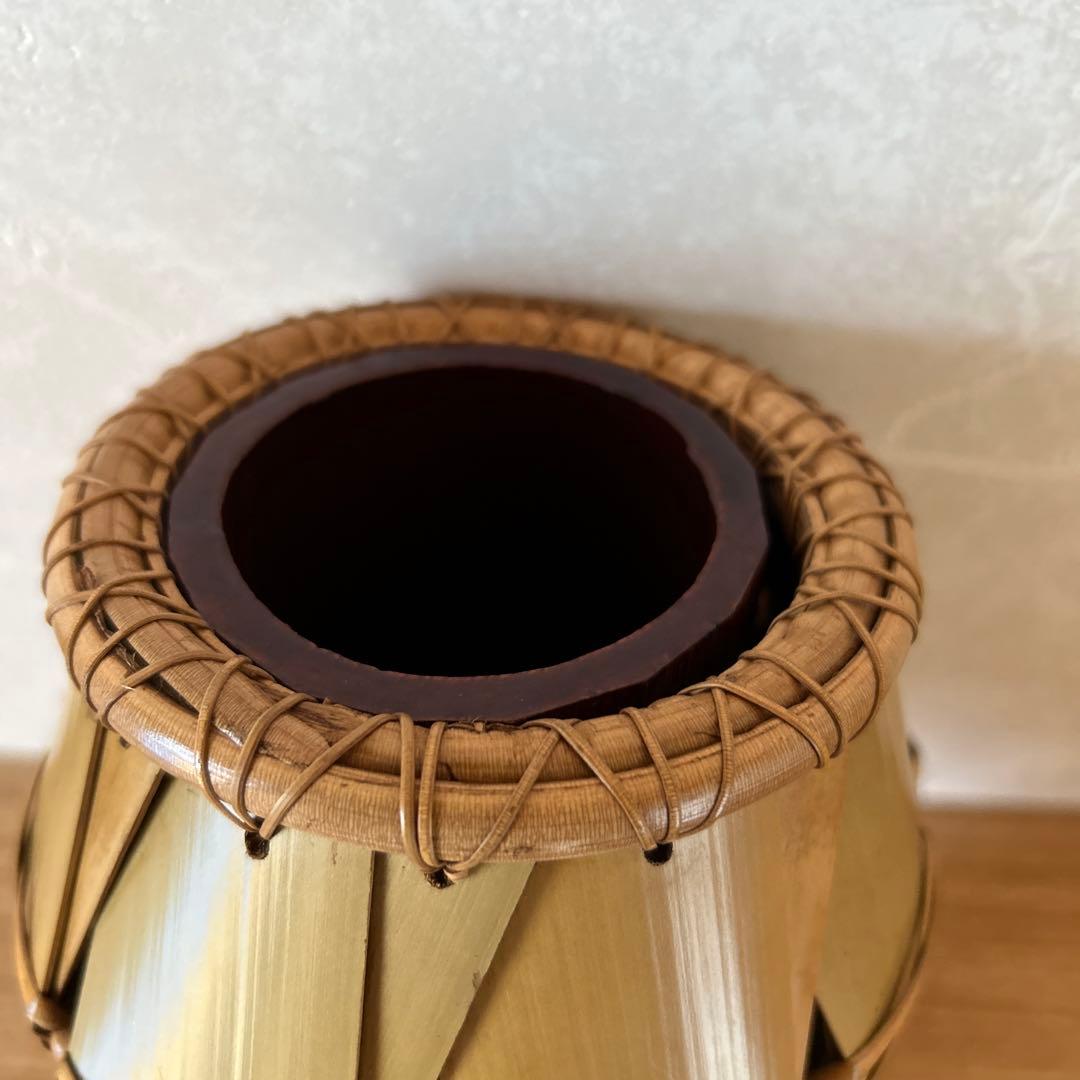 竹阿弥　籠匠　掛花入　茶道具　花入　花籠