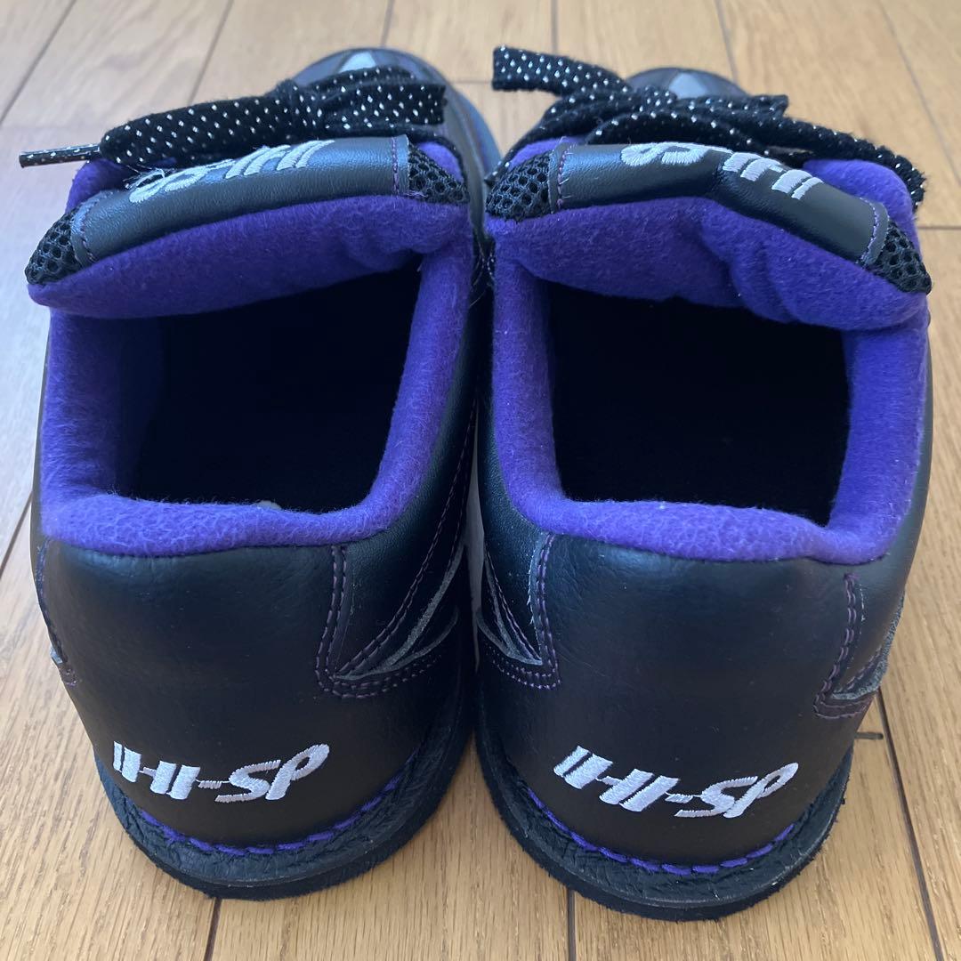 未使用 HI-SP ボウリングシューズ 黒/紫 26.5cm リパップエクストラ