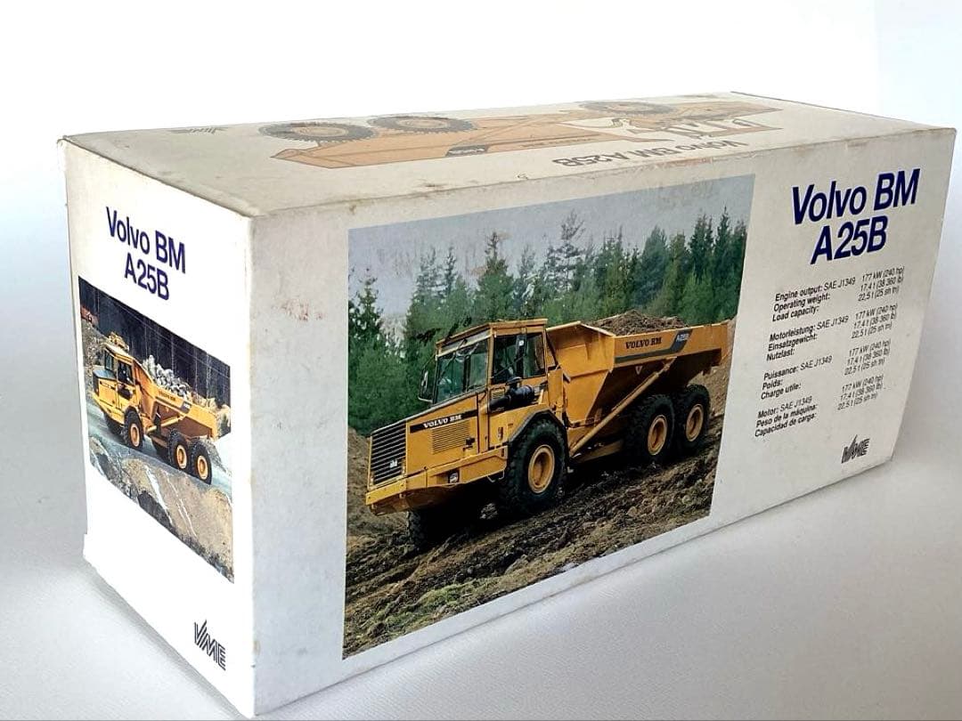 Volvoミニカー　ボルボアーティキュレートダンプ1991年　NZG1:50絶版