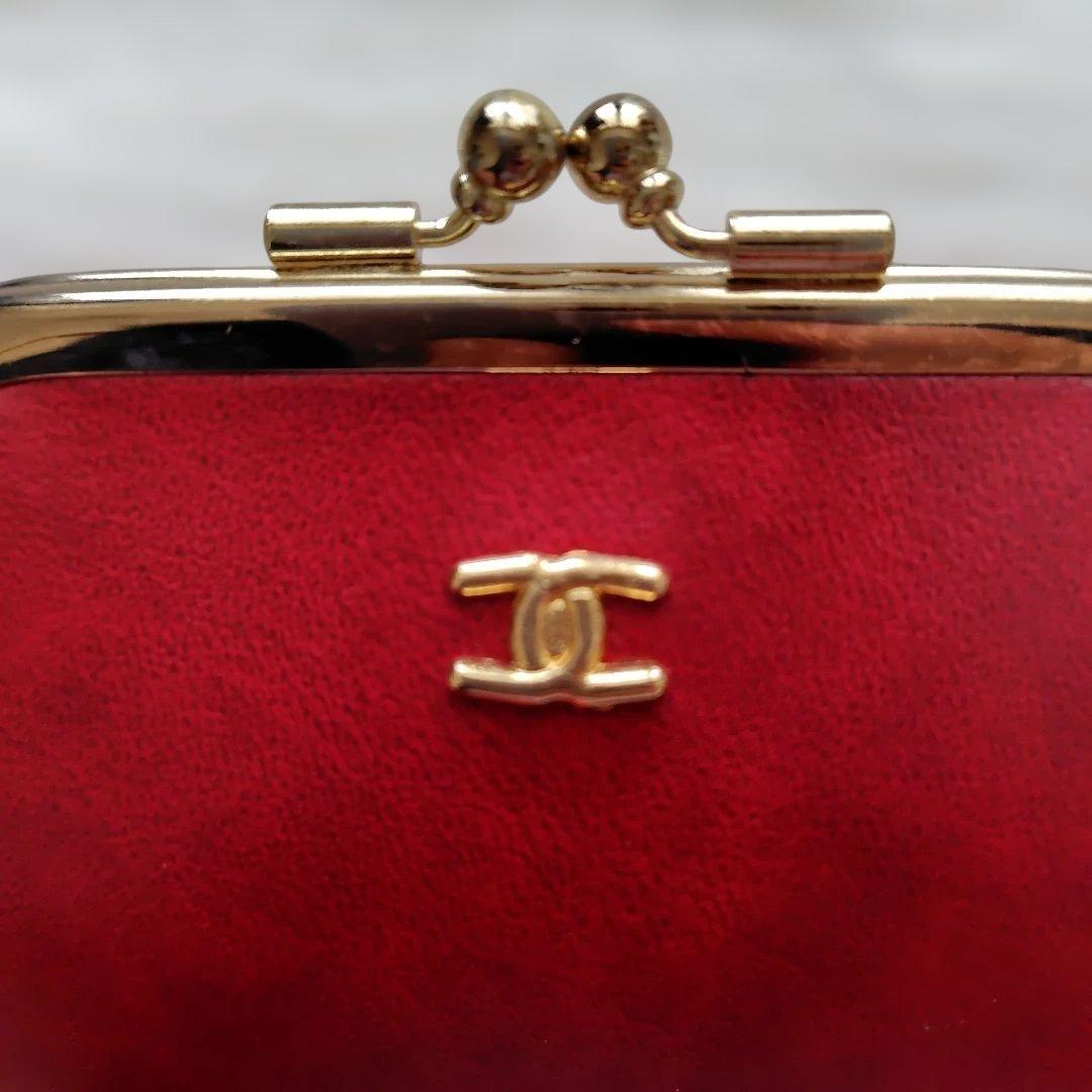 シャネル　CHANEL　ノベルティ　ケース　小銭入れ　がまぐち財布