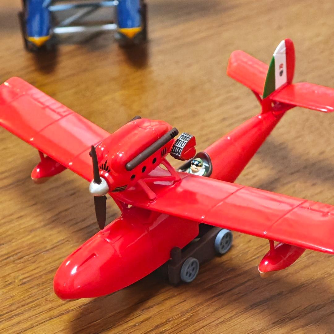 半完成塗装済み 紅の豚 サボイア S.21 試作戦闘飛行艇 カーチス R3C