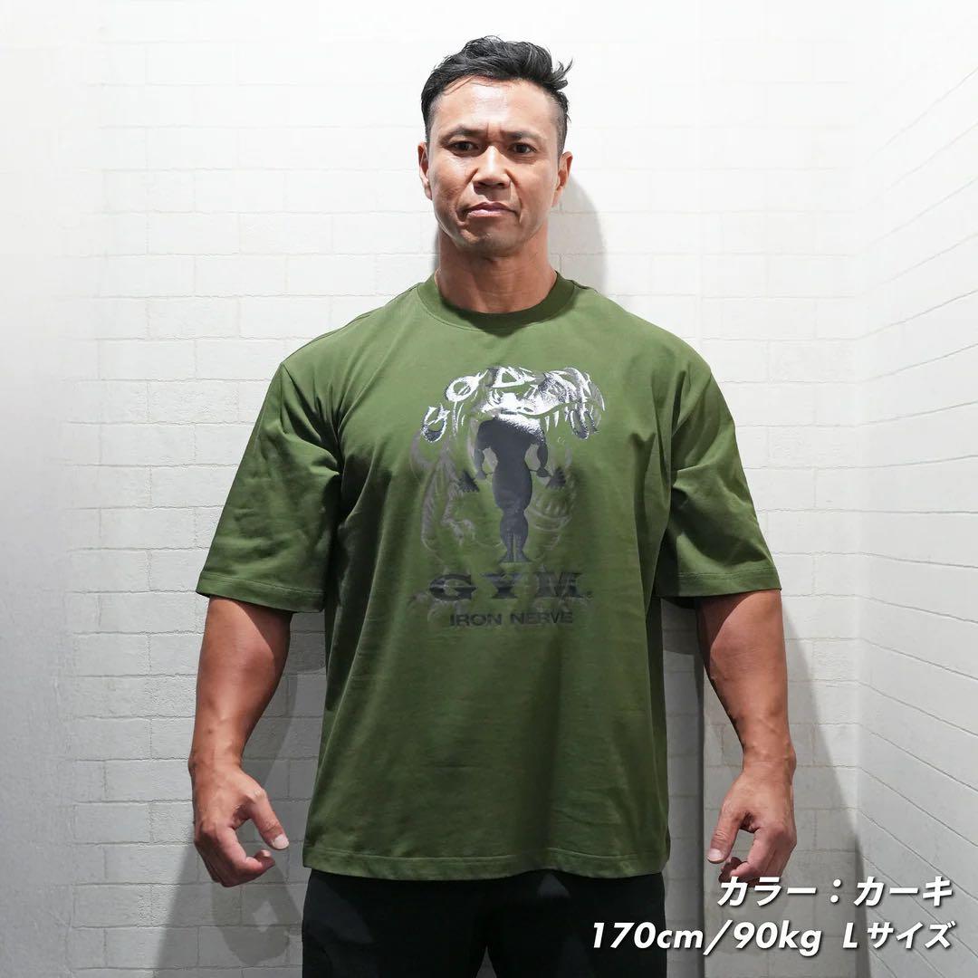 GOLD'S GYM × IRON NERVE ゴールドジム　tシャツ　サイズL