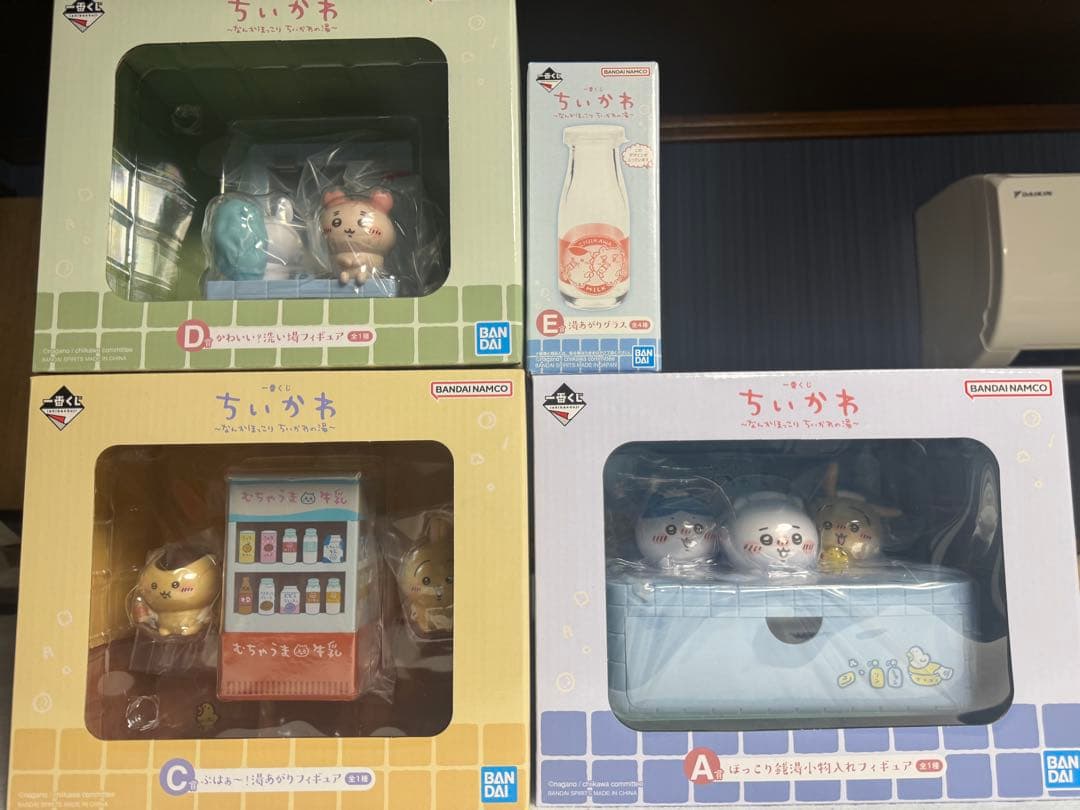 ちいかわ　一番くじ　なんかほっこりちいかわの湯 A賞 C賞　D賞　E賞　セット