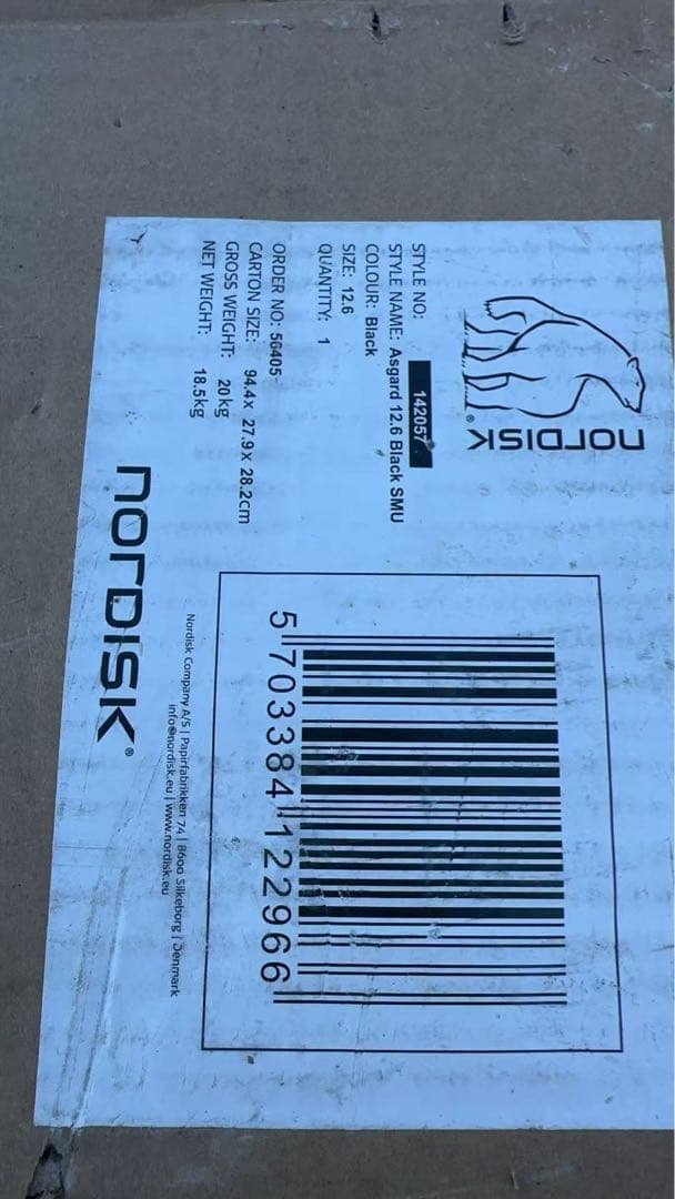 Nordisk【Asgard12.6】　新品未使用