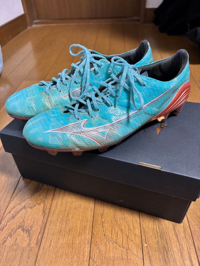 【入手困難】Mizuno α Azure Blue 26.0ワールドカップ限定