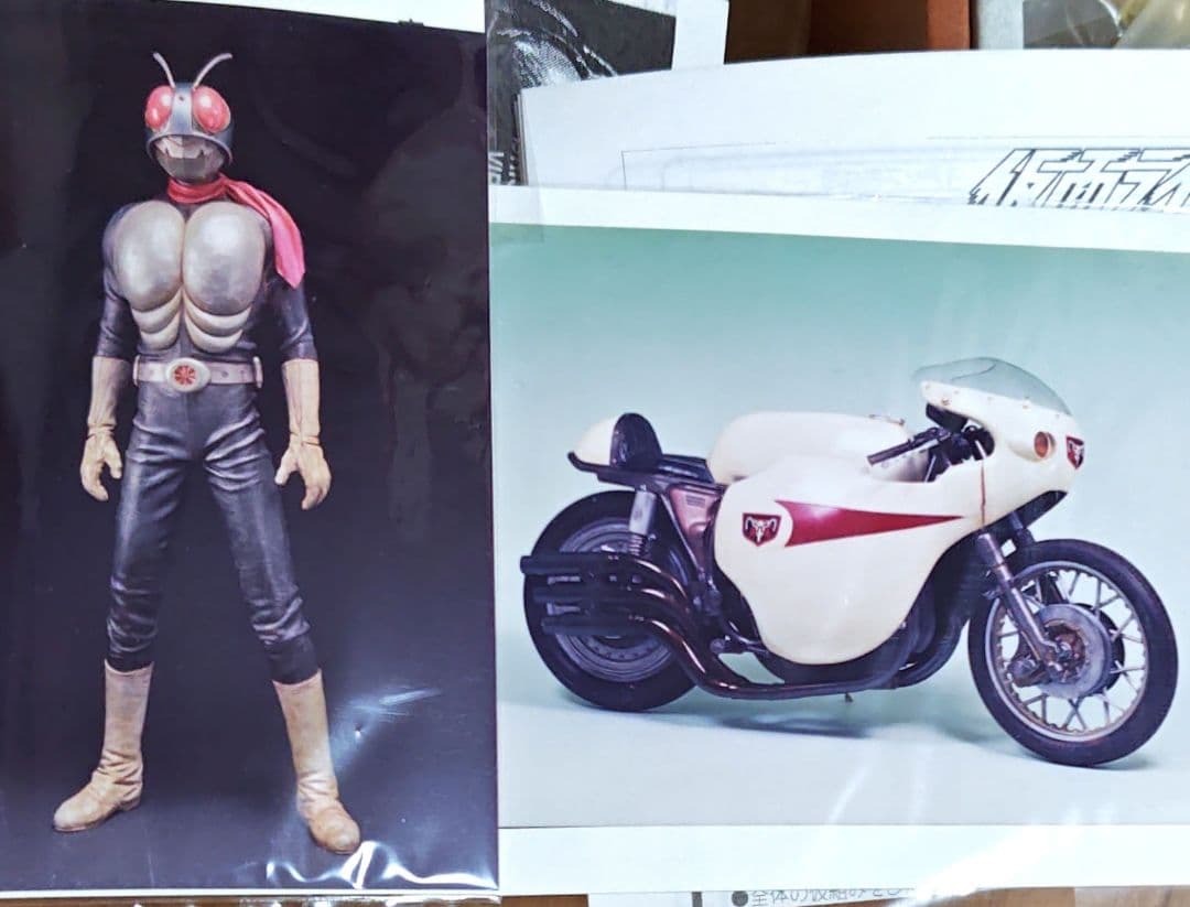 仮面ライダー１号 &サイクロン号　原作版　フィギュア　1/6スケール　未組立品