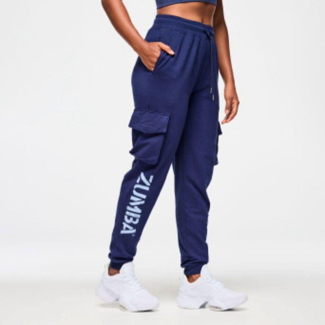 ZUMBA カーゴパンツ Sサイズ 正規品 青、紺色、紫