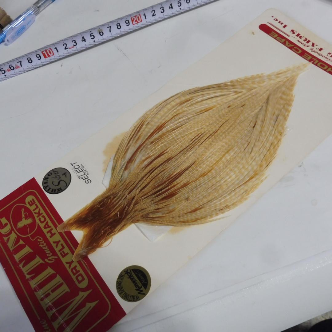 コックハックルケープ #Silver Barret Medium Ginger