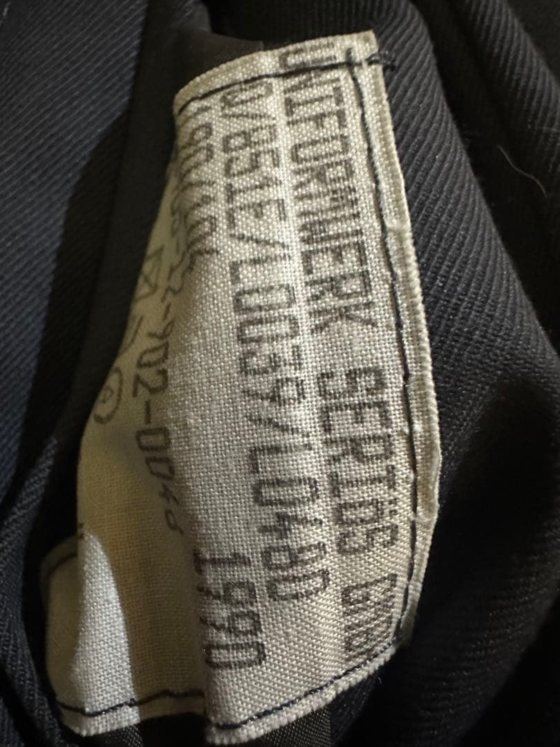 ドイツ軍　実物　冬用ロングコート　サイズ47